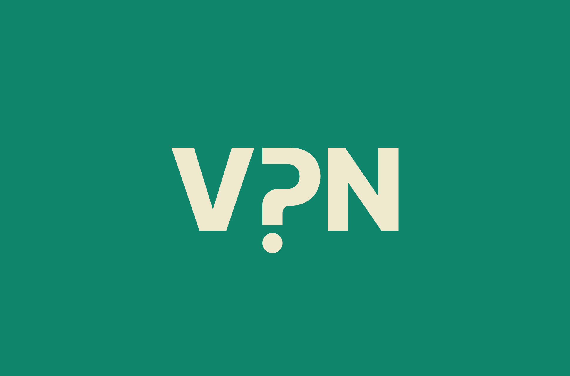 VPN with a question mark.