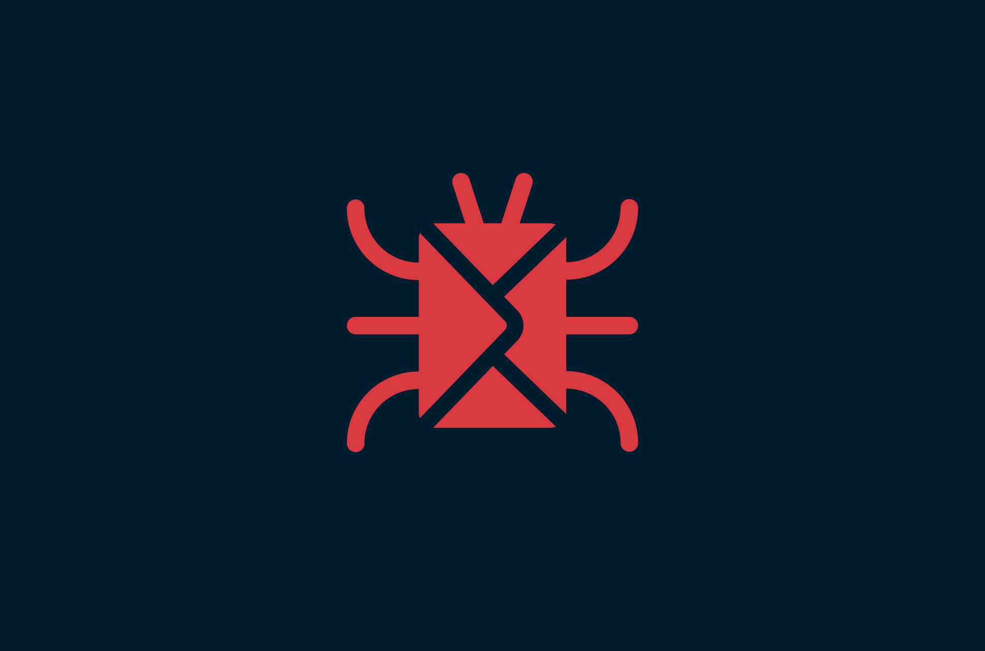 Bug with an envelope body.