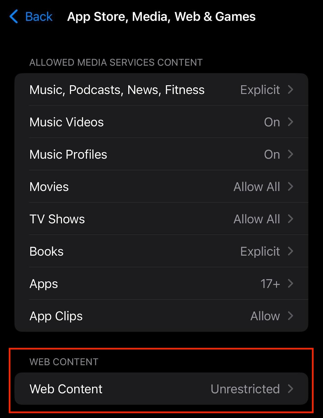 Web Content