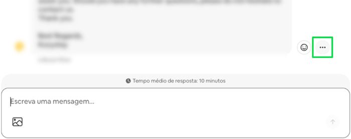 Airbnb Messages screen showing three dots.