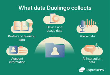 What data Duolingo collects.