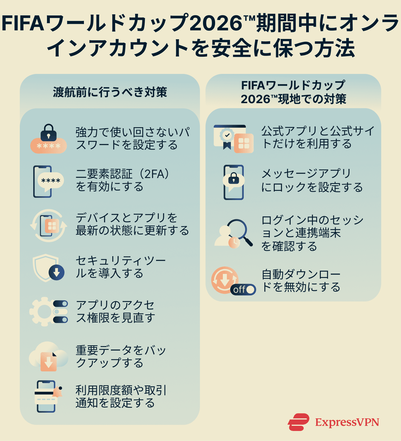 How to keep your online accounts safe before and during the World Cup.