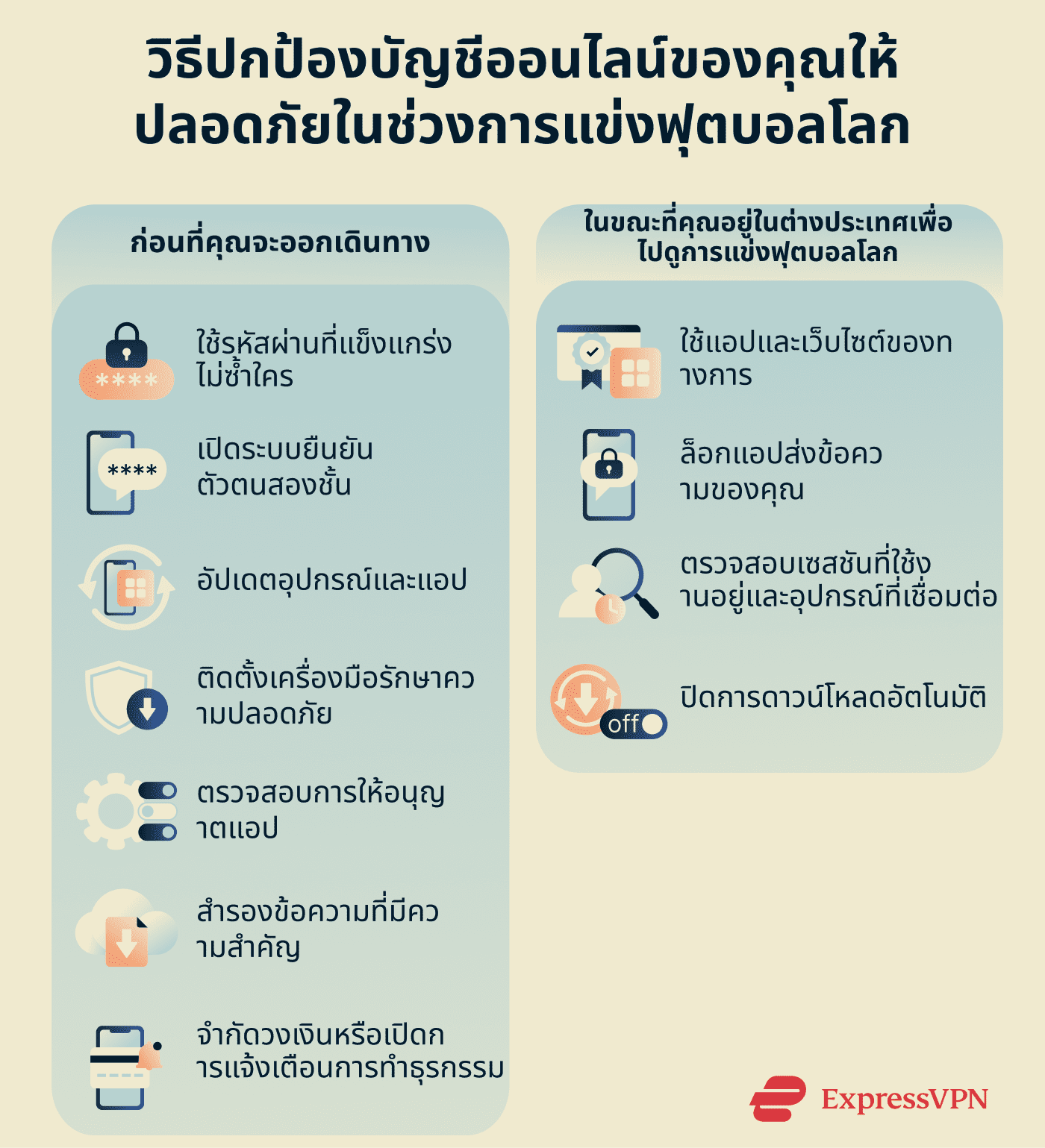 How to keep your online accounts safe before and during the World Cup.